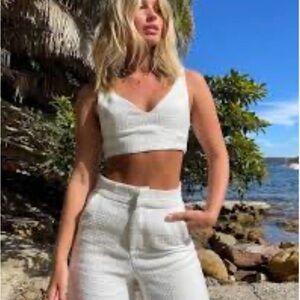 Showpo White Crop Top #256